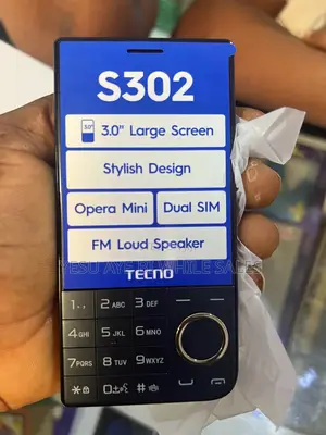 New Tecno S302 Black