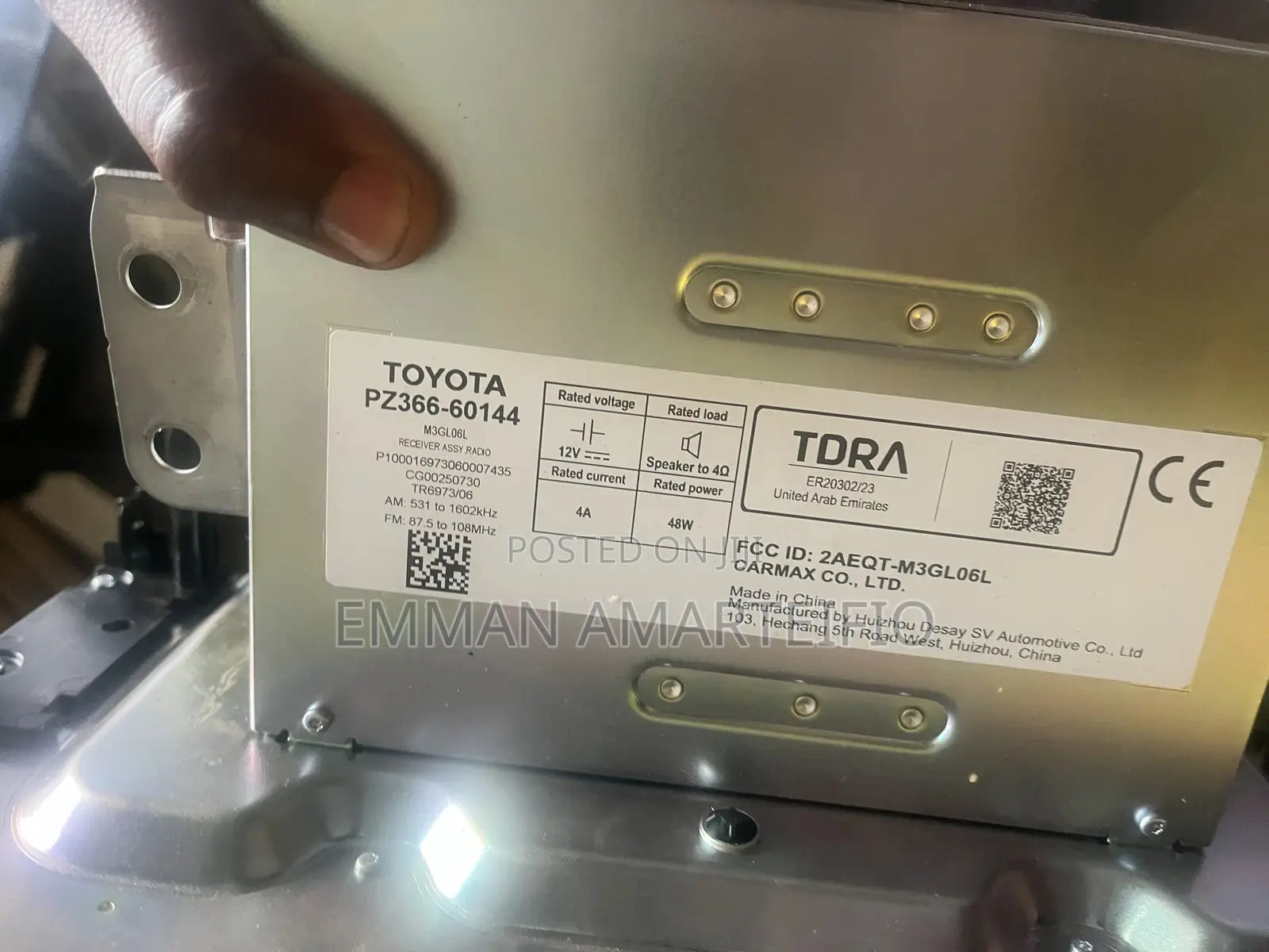 Toyota Prado Stereo