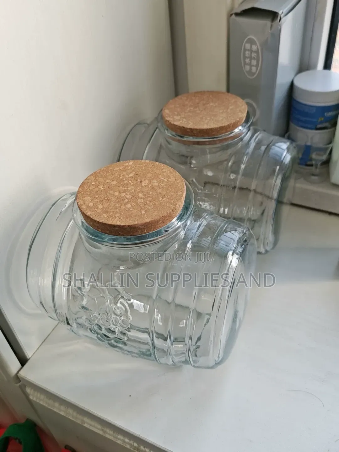 Premium Glass Juice Dispenser Barrel With Wooden Stand
