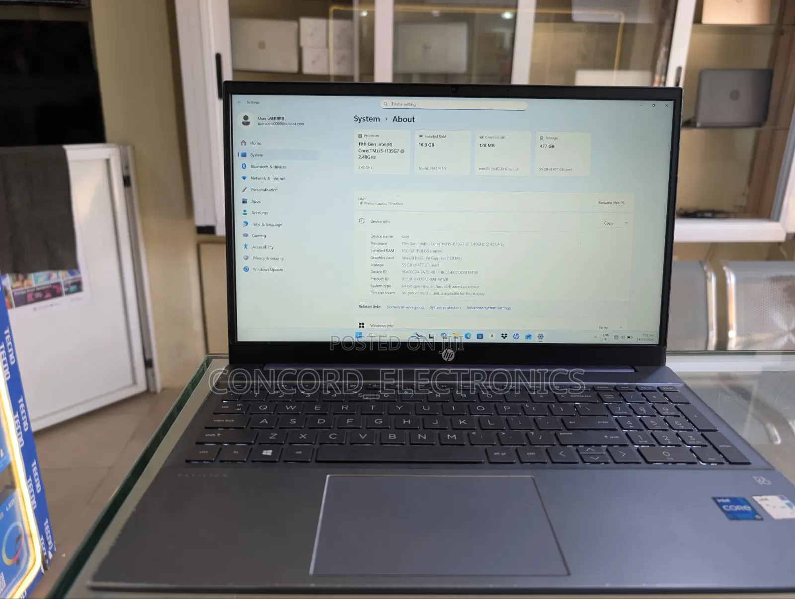 Laptop HP Pavilion 15 16GB Intel Core i5 SSD 512GB