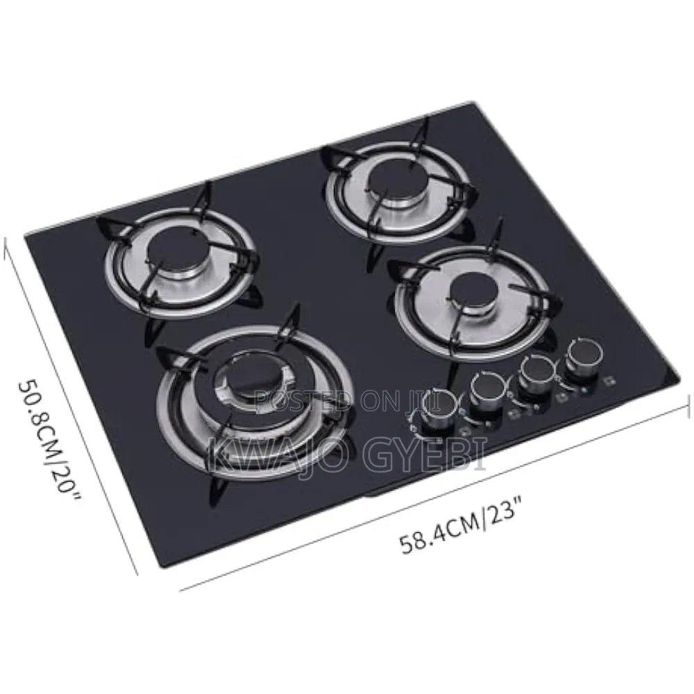 4 3 Burner Built-in ( Black)