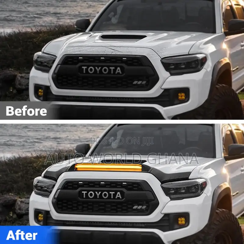 Toyota Tacoma Front Bonnet Lip Led Trim 2016-2023