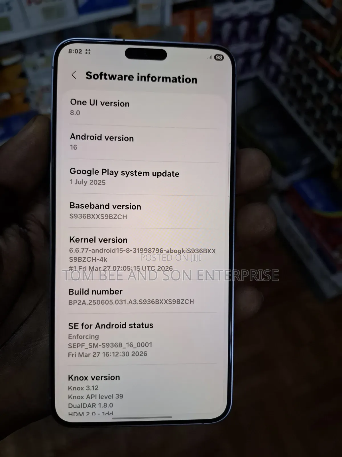 Samsung Galaxy S25+ 512 GB Silver