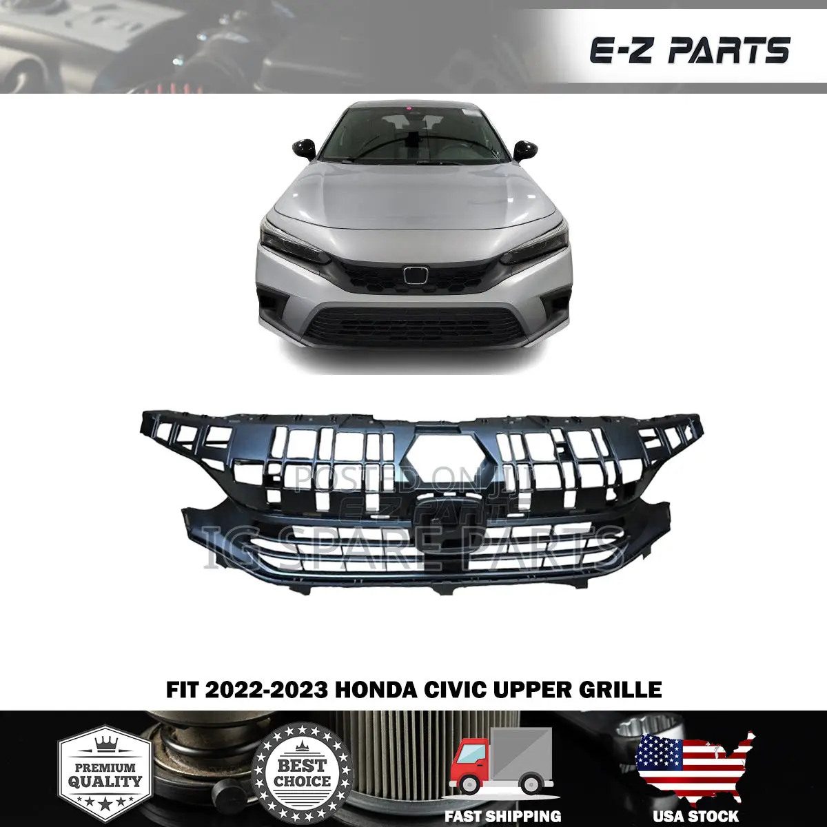 Honda Civic 2022-2025 Front Grille