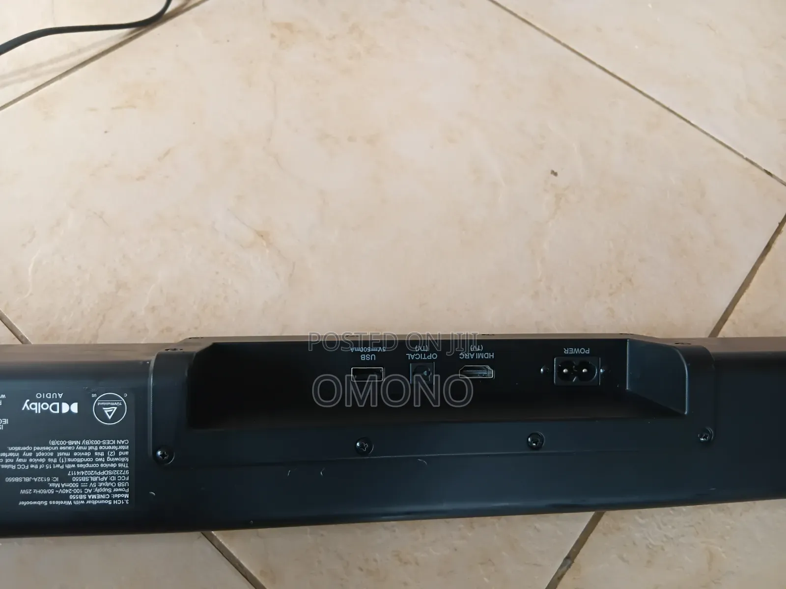 JBL Soundbar and Base