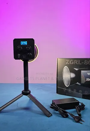 ZGRL-80 Portable Fill Photography Cool Warm Lights With Inbuilt Fan