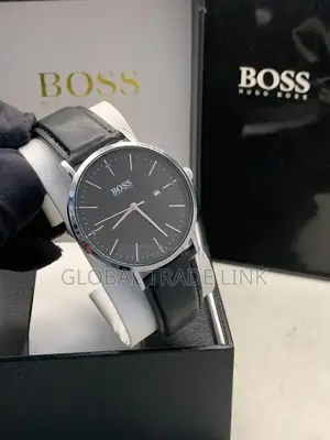 Hugo Boss Men's Leather Watch