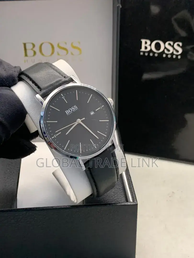 Hugo Boss Men's Leather Watch