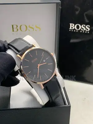 Hugo Boss Men's Leather Watch