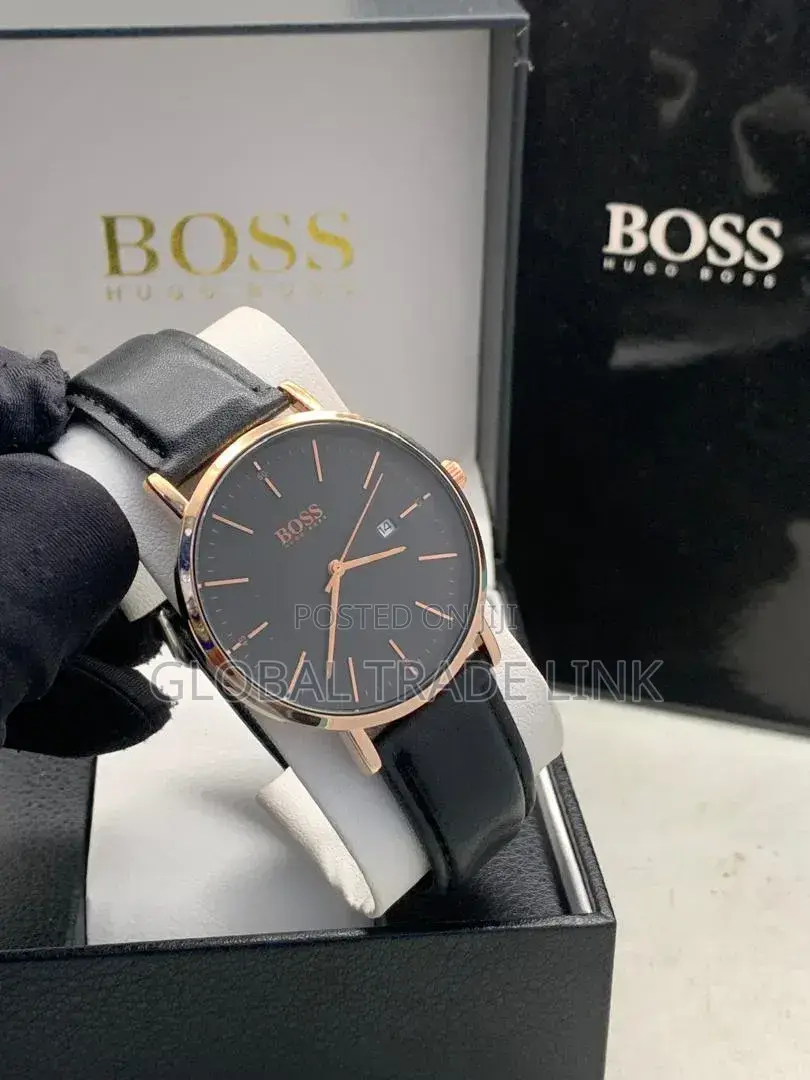 Hugo Boss Men's Leather Watch