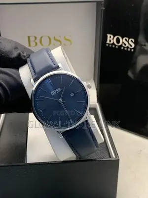 Hugo Boss Men's Leather Watch