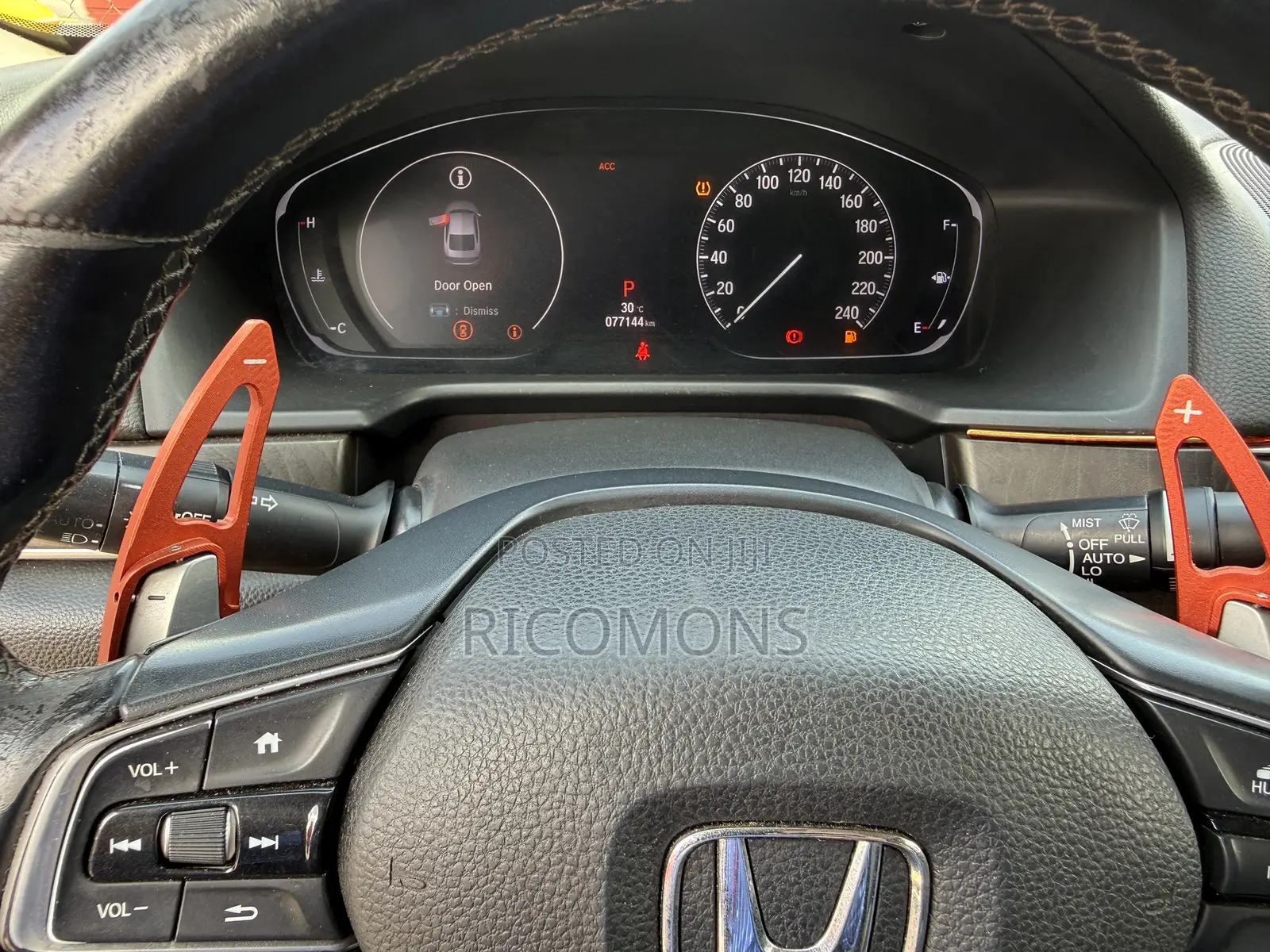 Honda Accord Touring 2018 Black