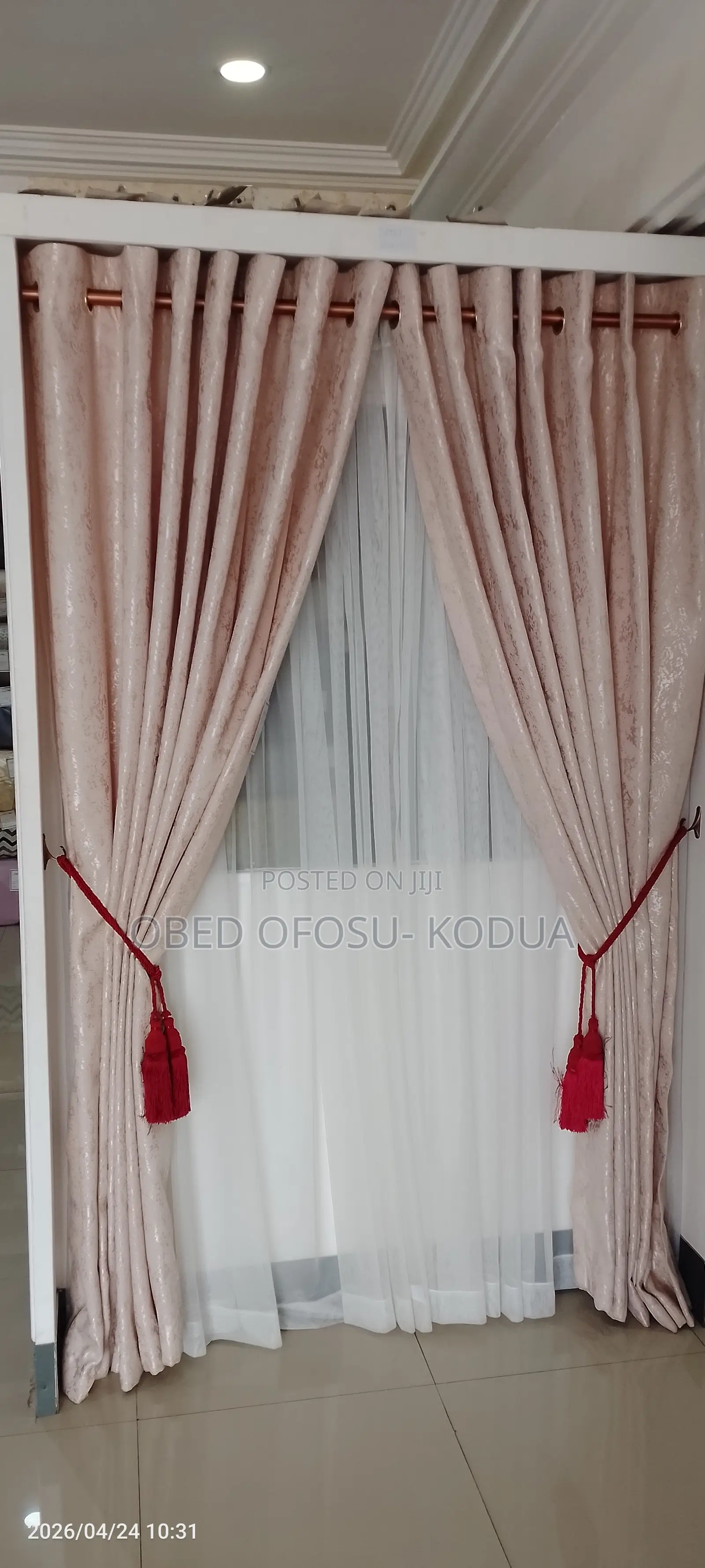 Ring Curtains ( Pair ) for Sale