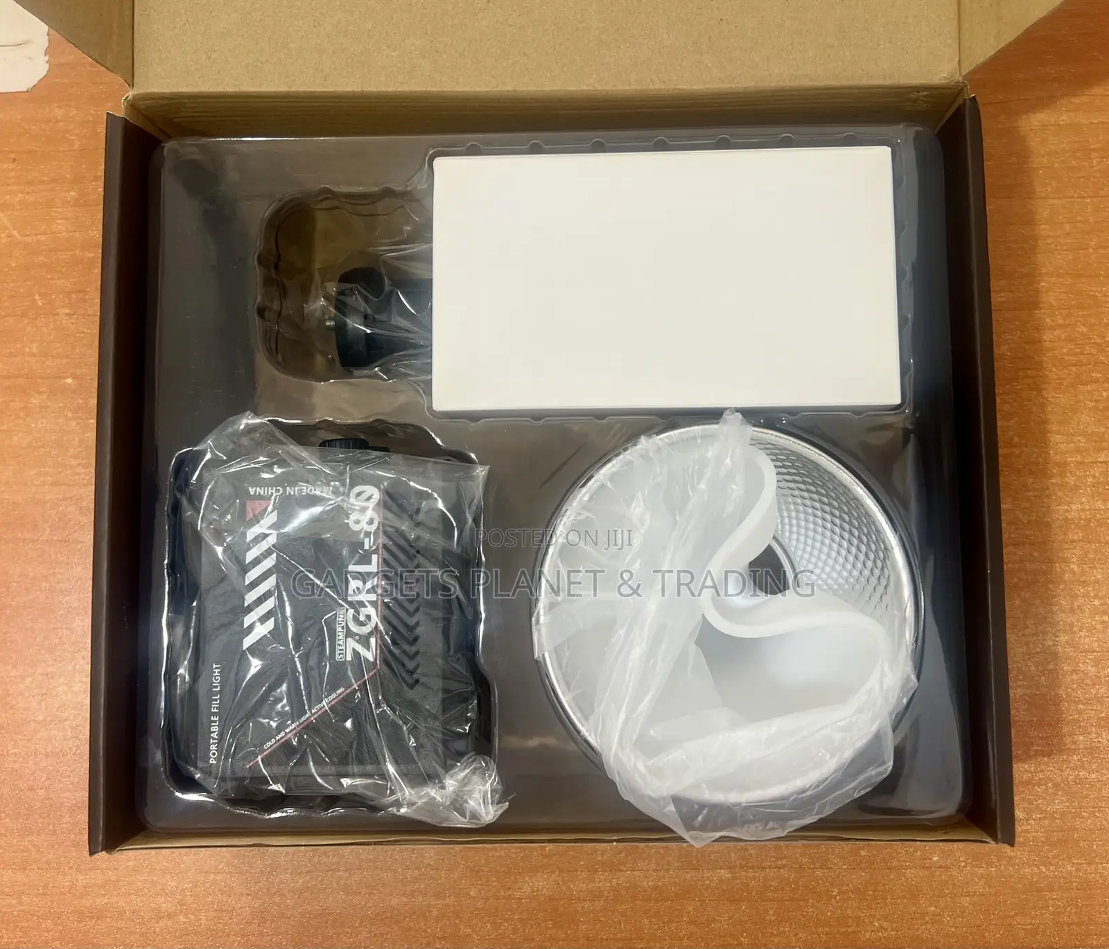 ZGRL-80 Portable Fill Photography Cool Warm Lights With Inbuilt Fan