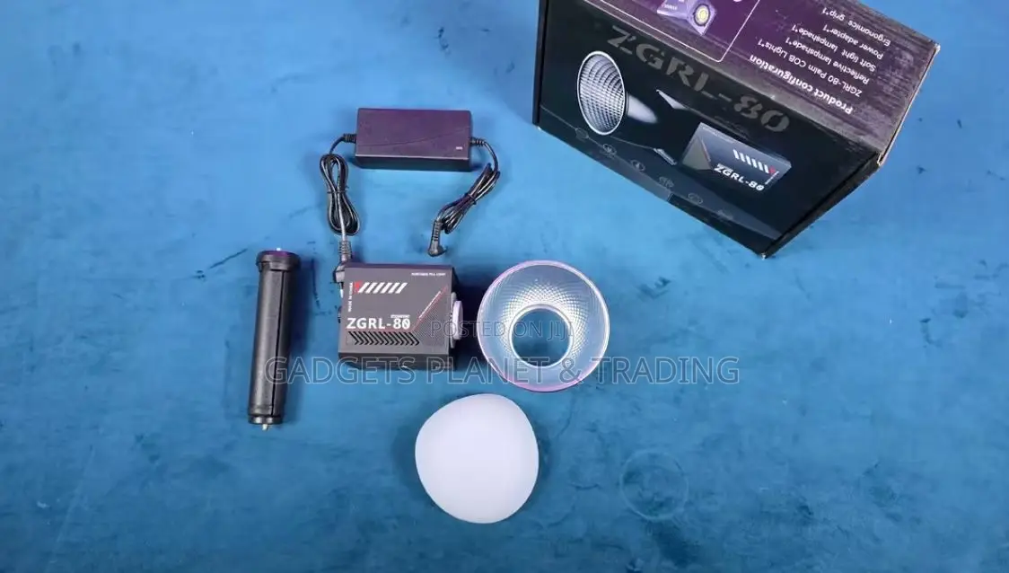 ZGRL-80 Portable Fill Photography Cool Warm Lights With Inbuilt Fan
