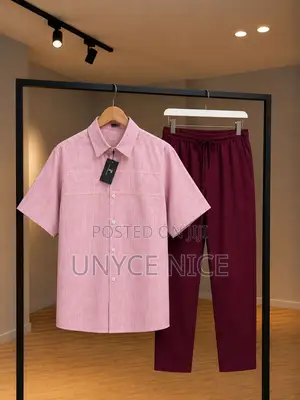 Men’S Classic Two- Piece Casual Set Quality and Durable