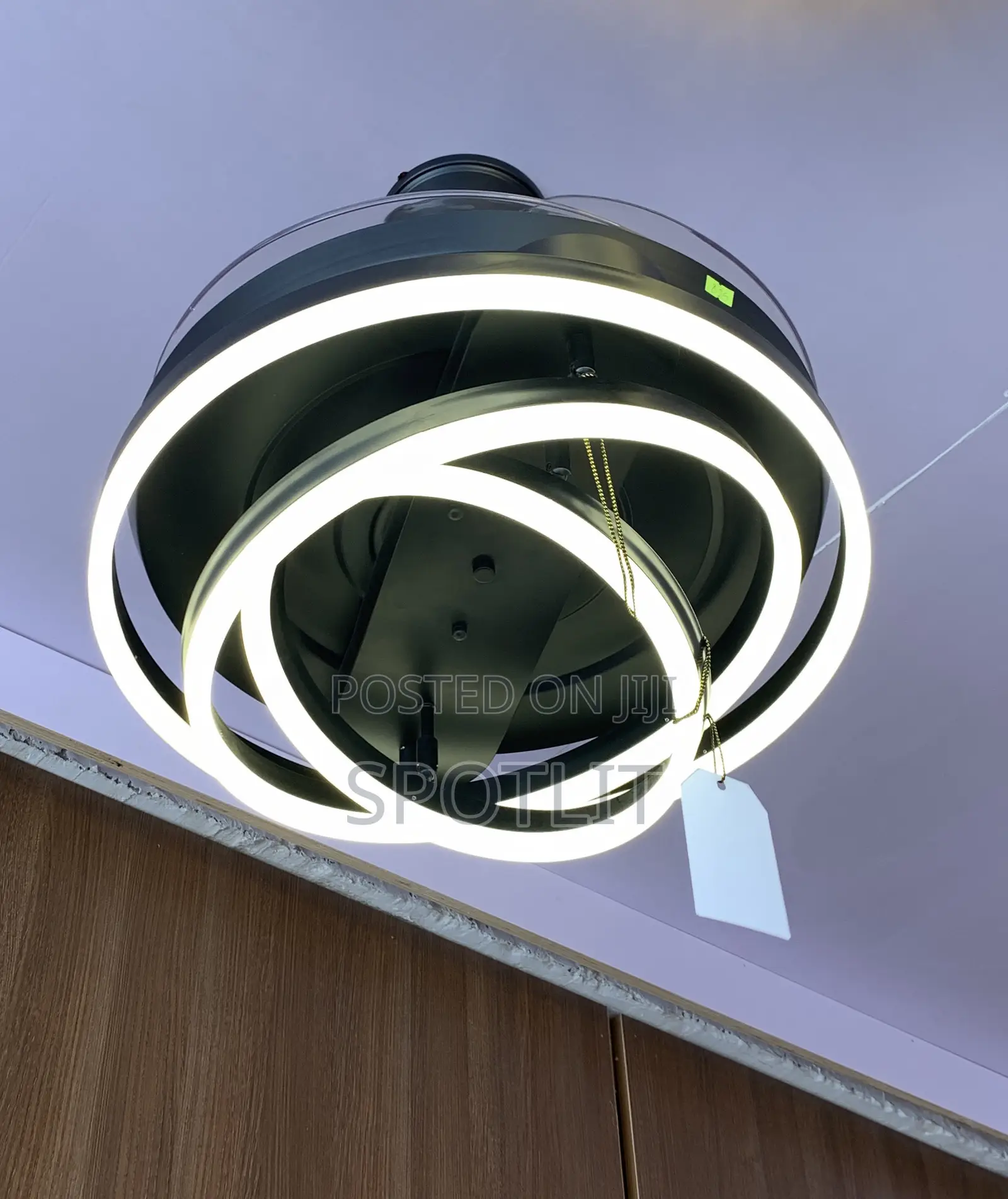 Ceiling Fan With an Led Chandelier Light