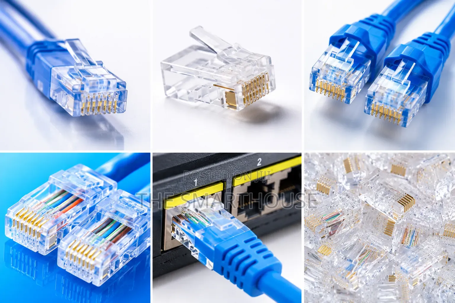 Rj45 Network Connectors 100 Pcs.