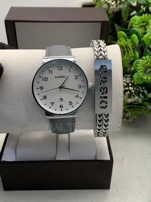 Casio Men's Leather Watch