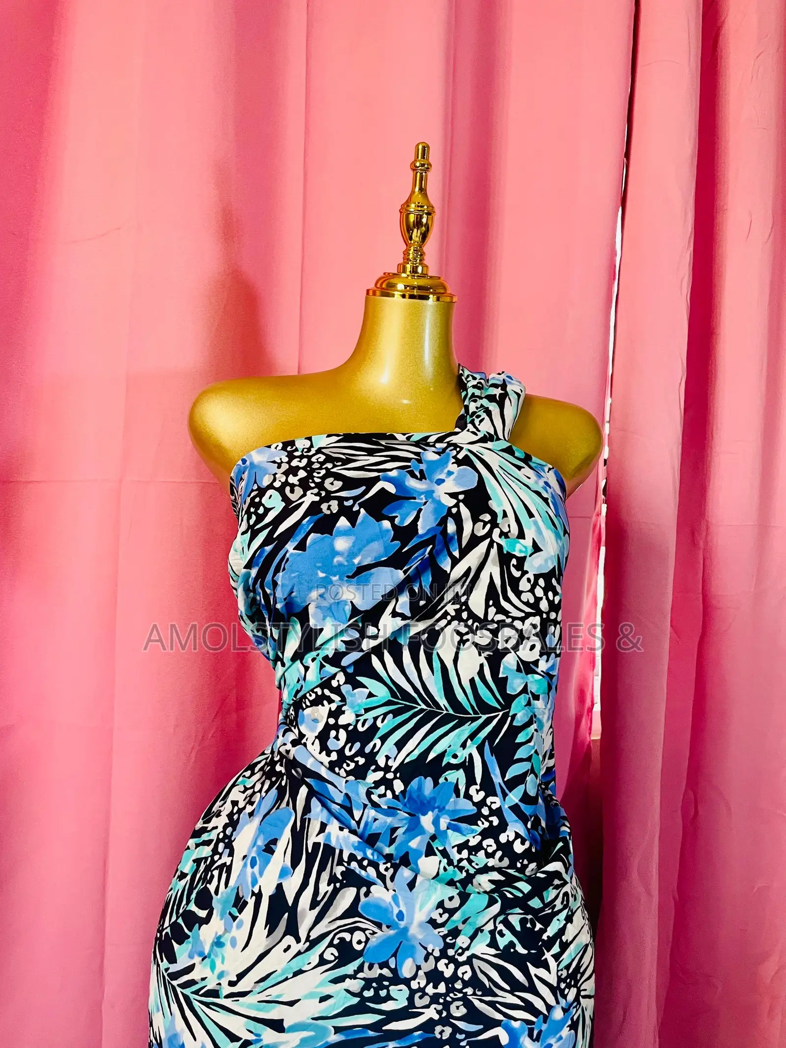 London Fabric Floral Material