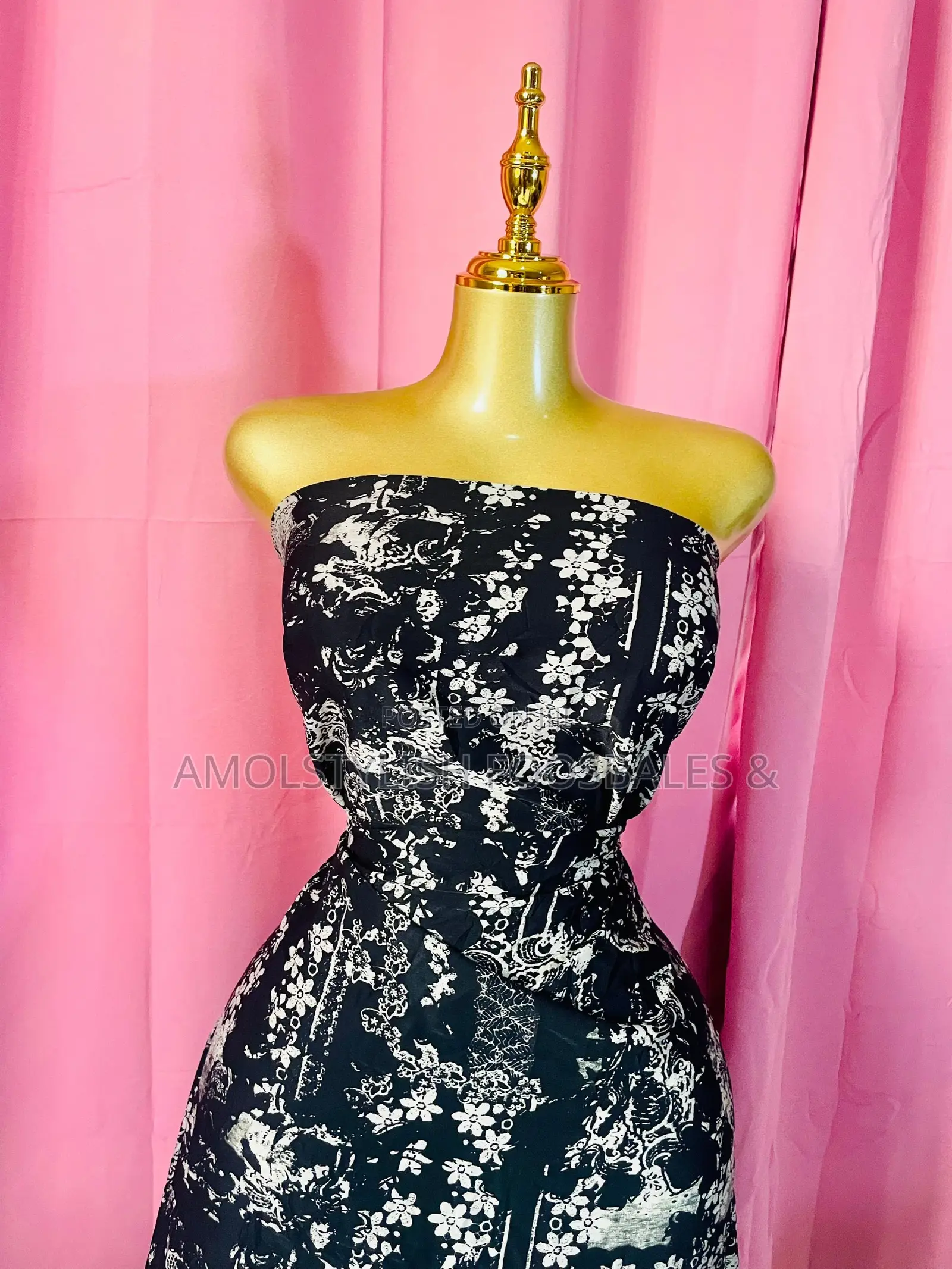 London Fabric Floral Material