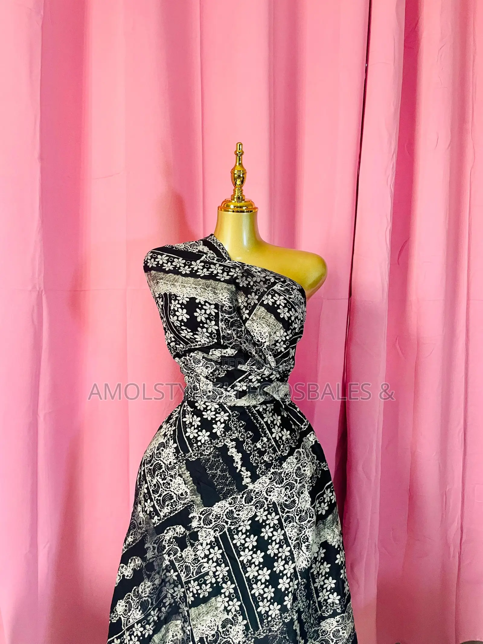 London Fabric Floral Material