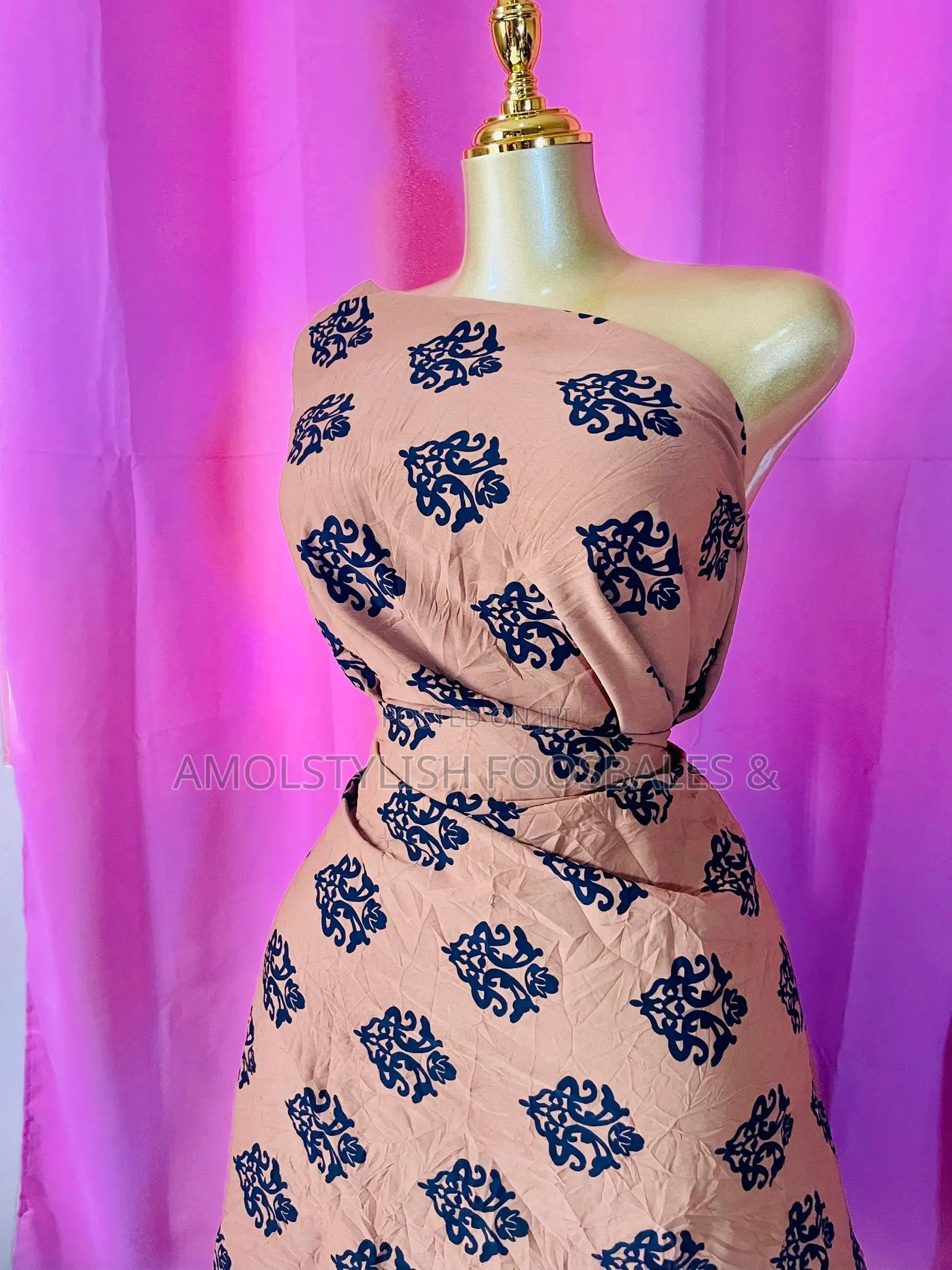 London Fabric Floral Material