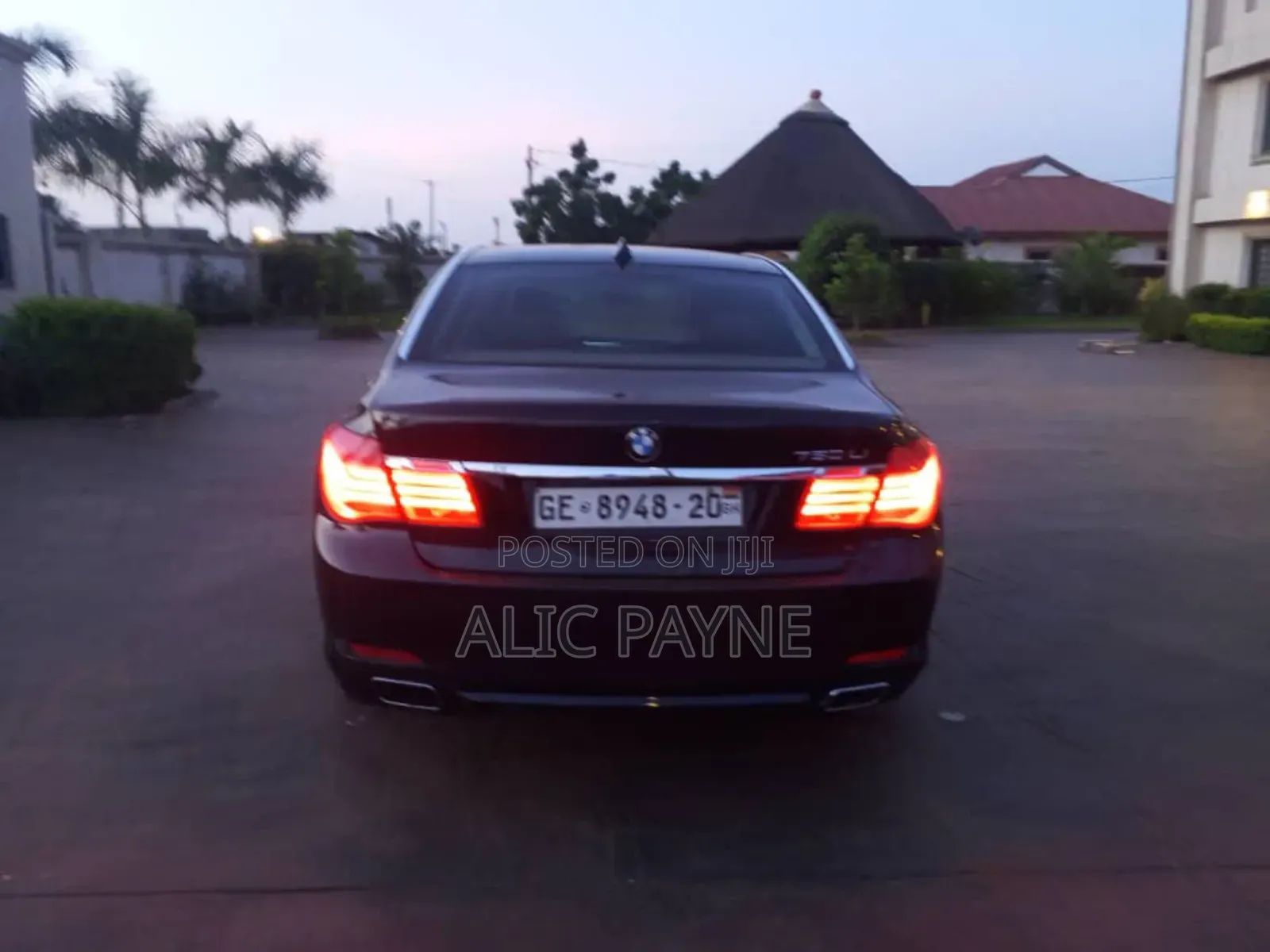 BMW 7 Series 740Li 4dr Sedan (3.0L 6cyl Turbo 8A) 2015 Black