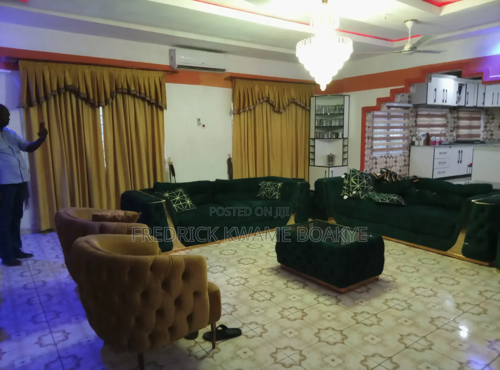Furnished 5bdrm House in Brother K Estate, Kumasi Metropolitan for rent