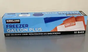 Kirkland Ziplock Bag Big