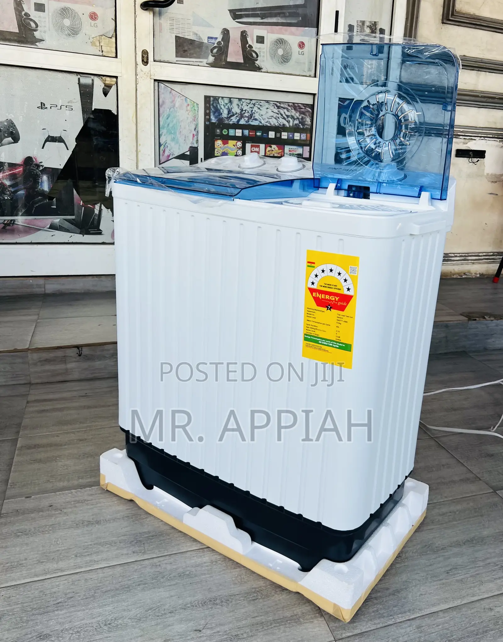Check Out Durable Nasco 8kg Spin Dry Washing Machine(White)