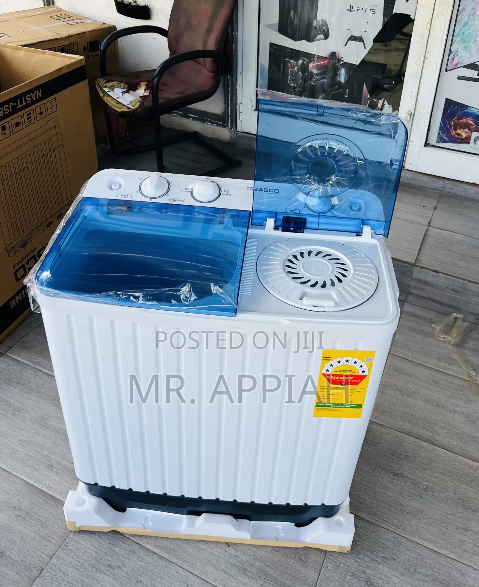 Check Out Affordable Nasco Twin Tub Electric Washing Machine,Semi-Auto