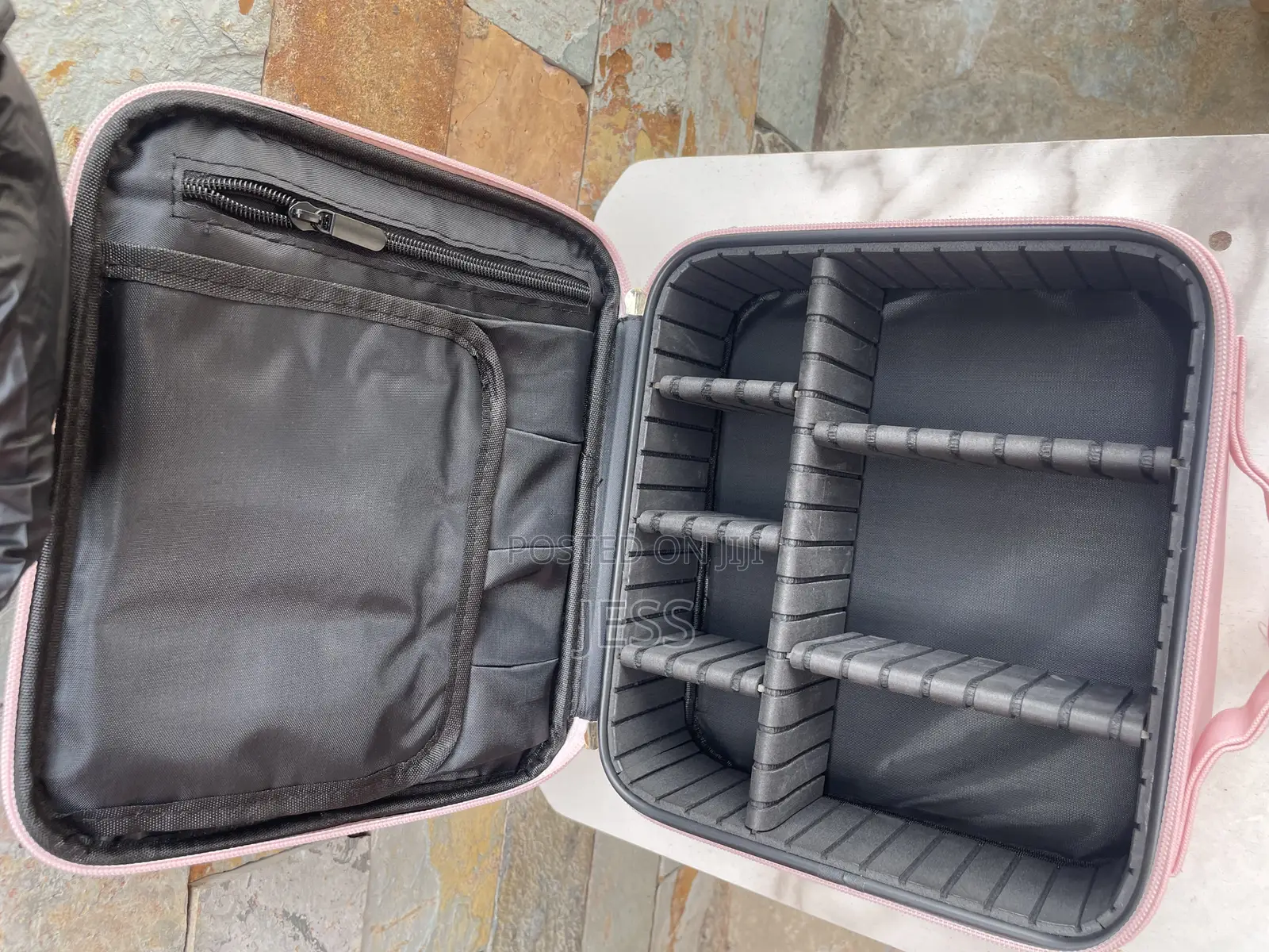 Soft Pink Jewelry/Make Up Bag