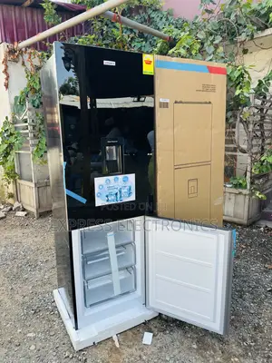 Lagacy Double Door Black Mirror Fridge 311l