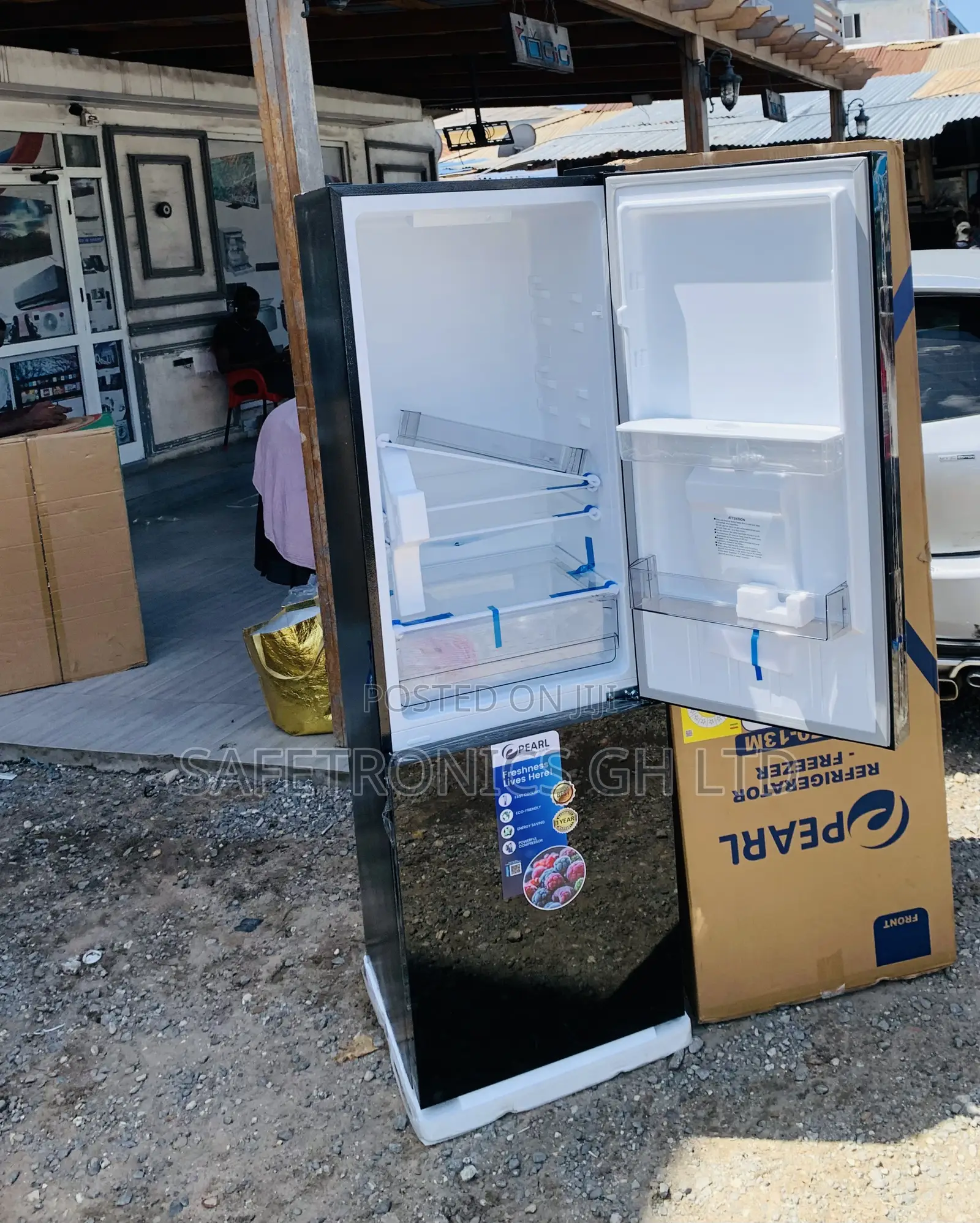 Shop Massive Pearl Pf-370-13m 262-Liter Double-Door Bottom-Mount