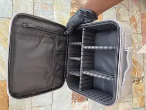 Gray Jewelry/Make Up Bag