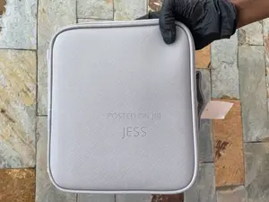 Gray Jewelry/Make Up Bag