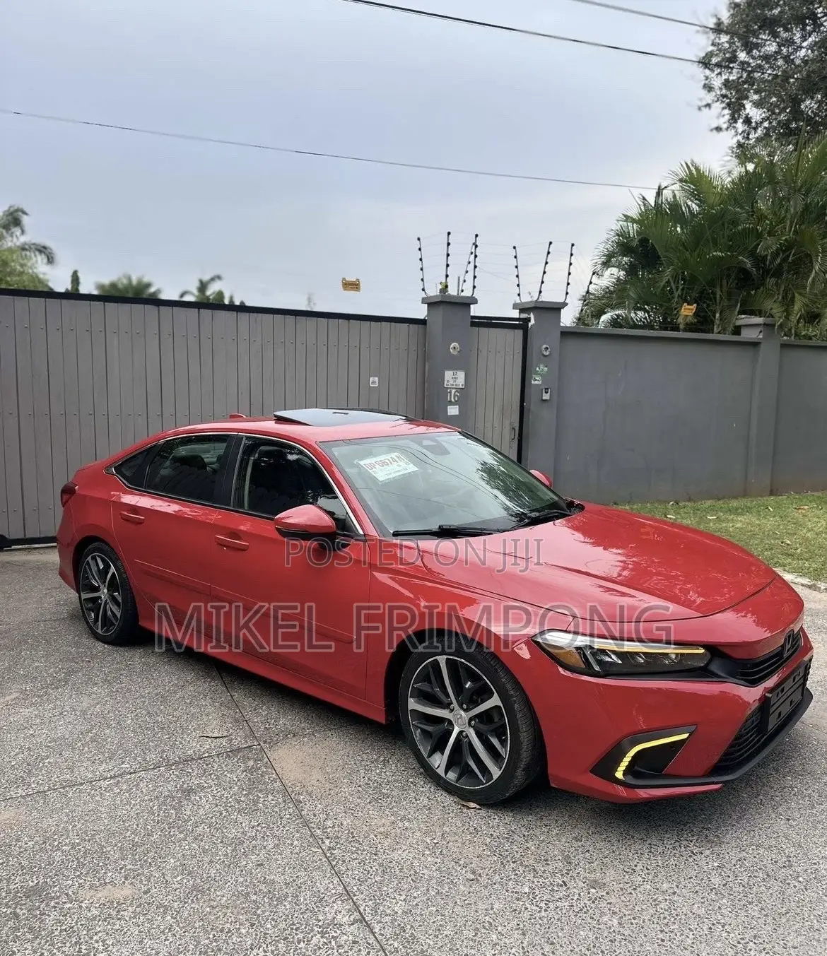 Honda Civic Touring 2022 Red