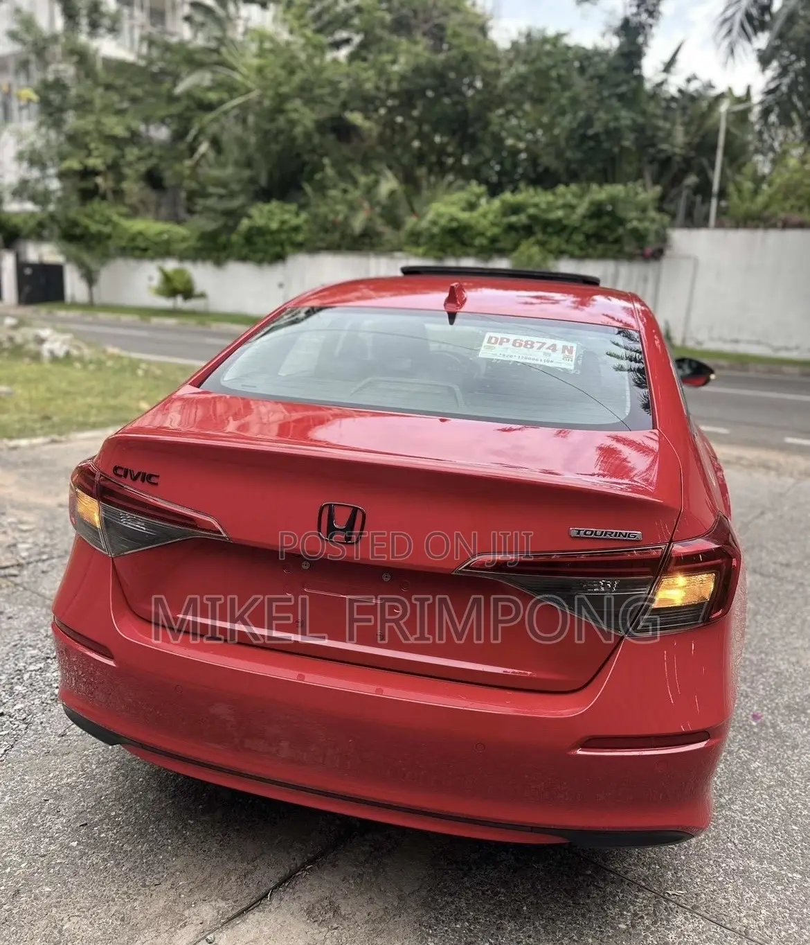 Honda Civic Touring 2022 Red