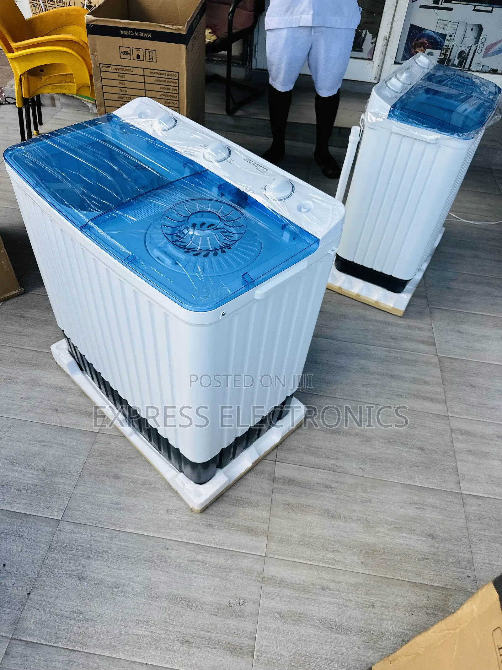 Zealous Sleek Wm Topload Twintub Nasco 10kg