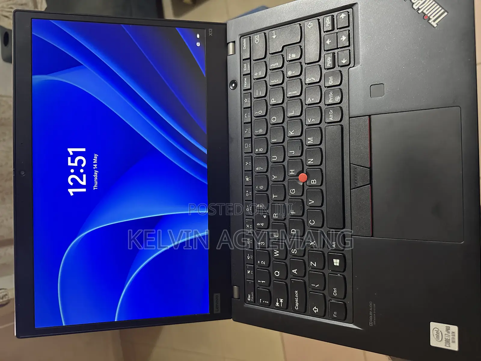 Laptop Lenovo ThinkPad 13 16GB Intel Core i7 SSD 256GB