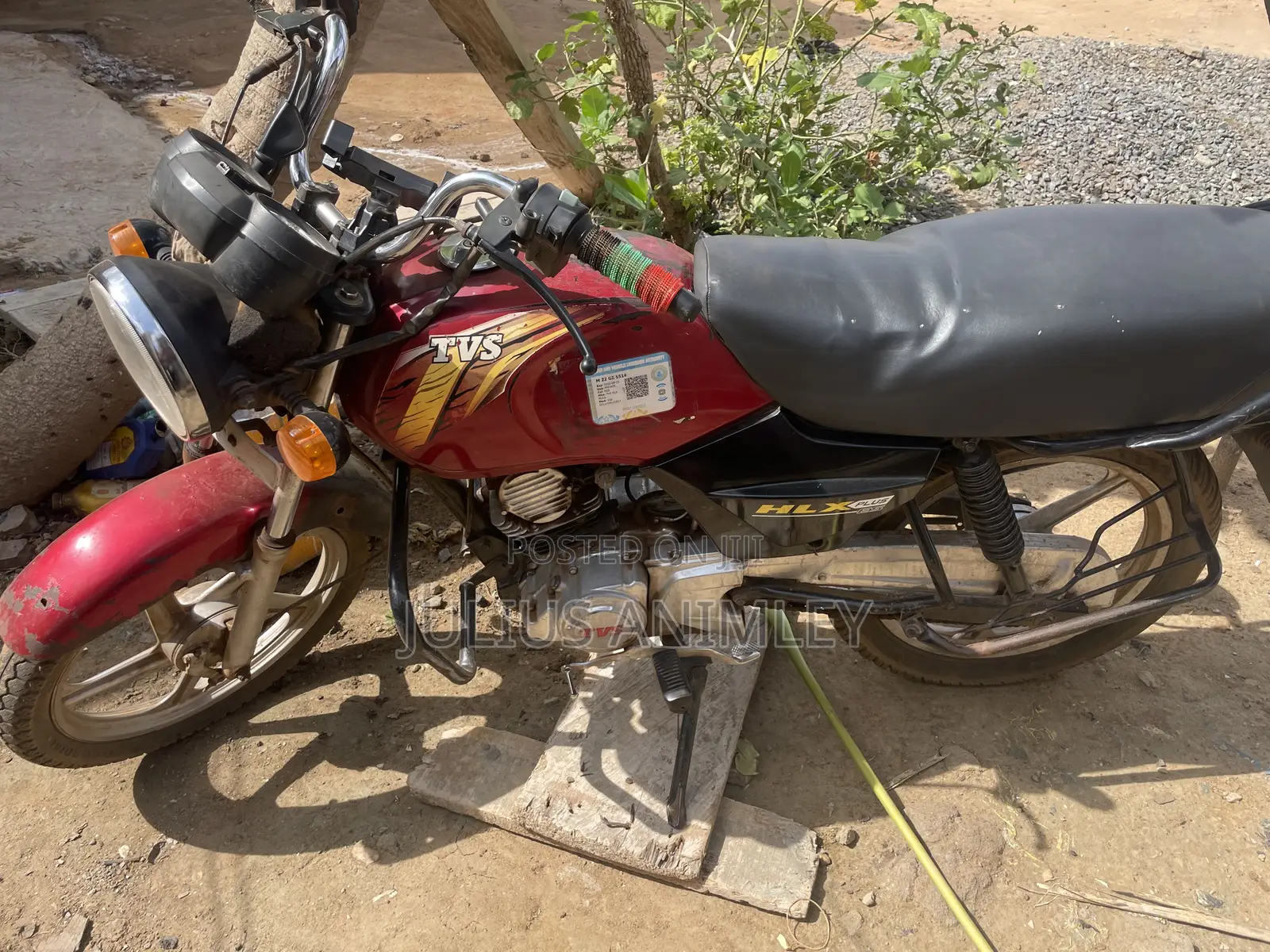 TVS XL 100 2022 Red