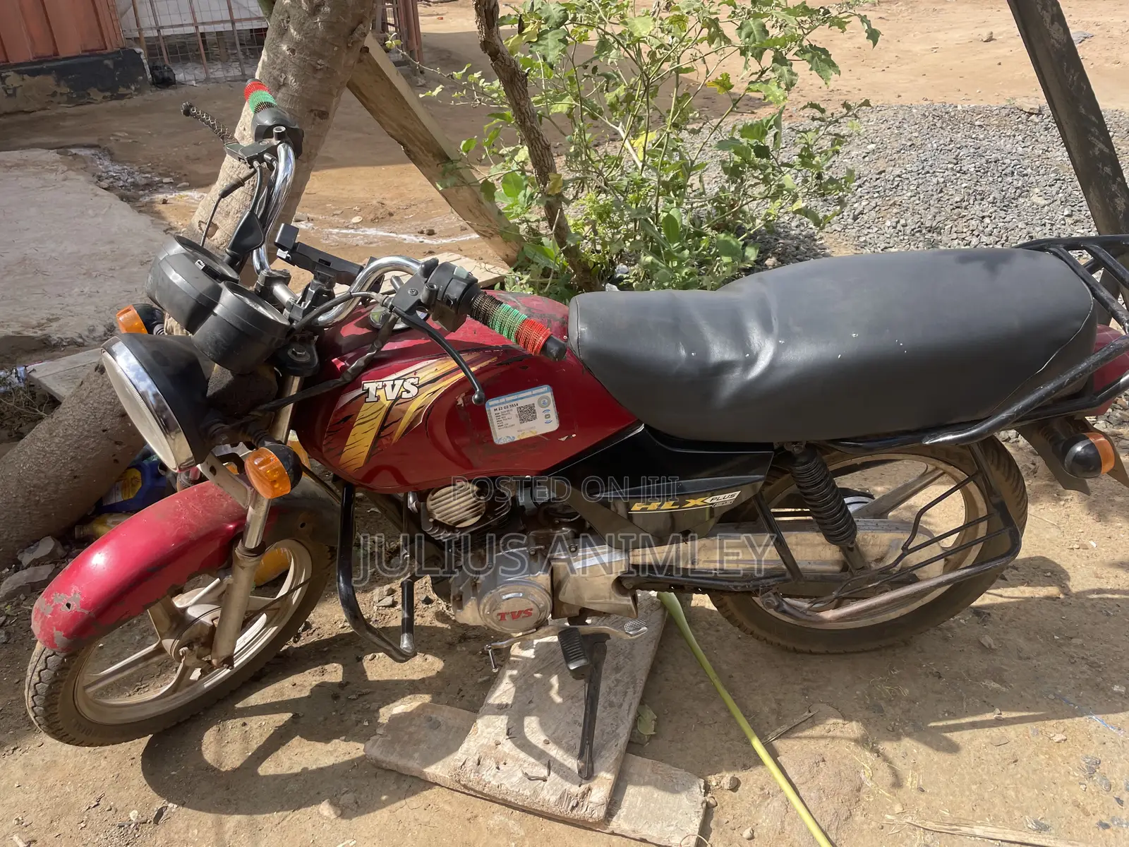 TVS XL 100 2022 Red