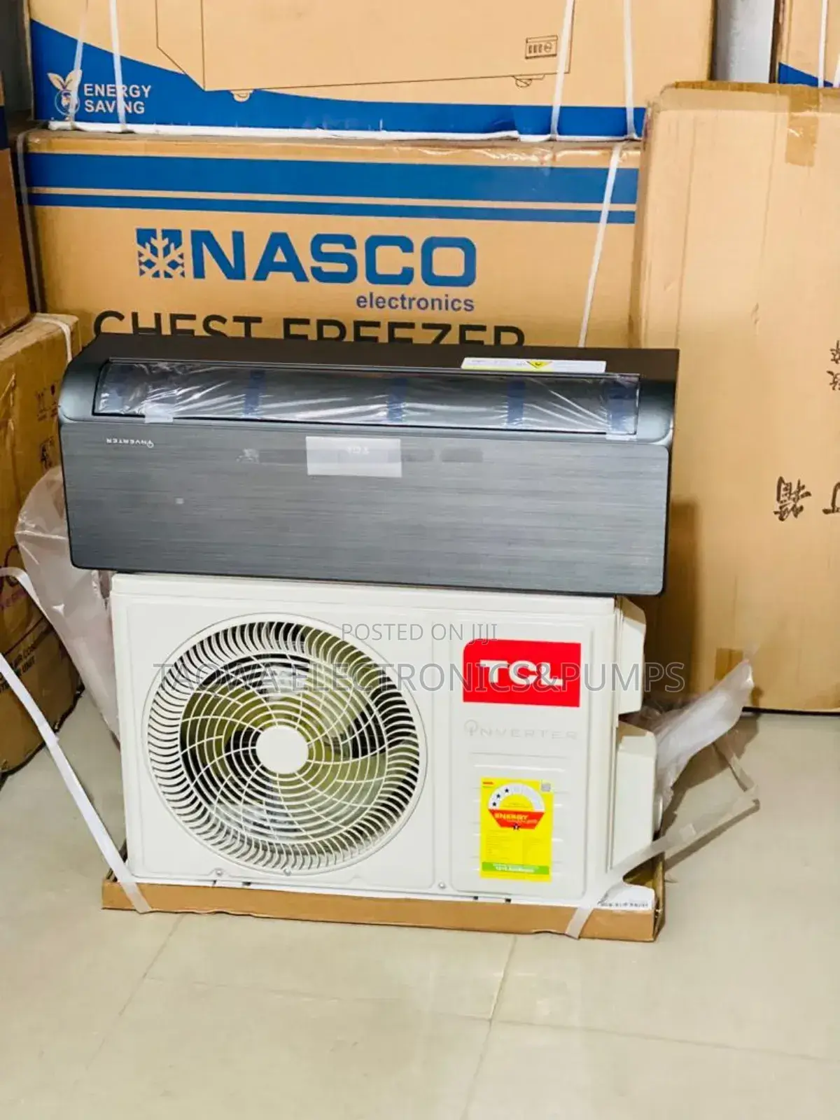 Features Black TCL 1.5hp Inverter R32