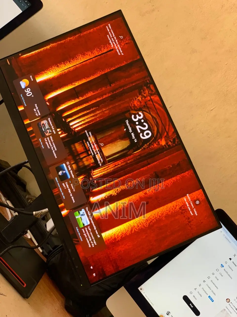 Thinkvision 24 Inches QHD Ips 2560x1440 Type-C Monitor