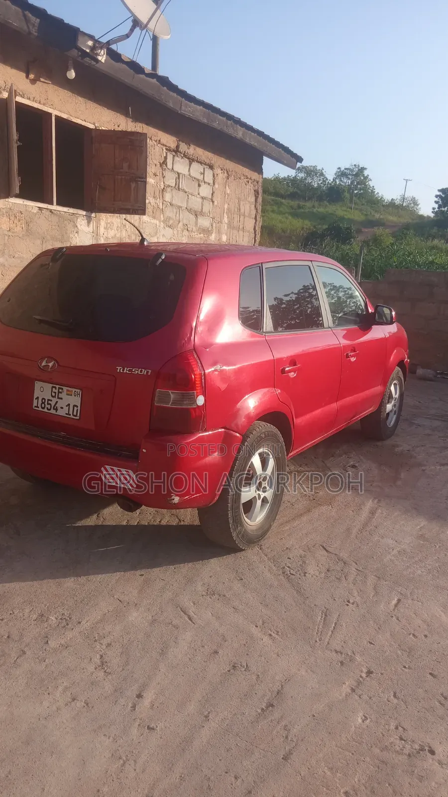 Hyundai Tucson 2006 Red