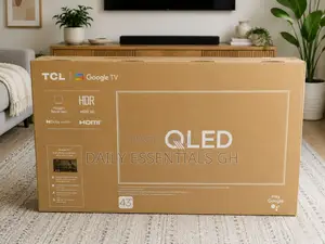 TCL 43 Inch Qled Smart Google Tv With Hdr10 Dolby Audio