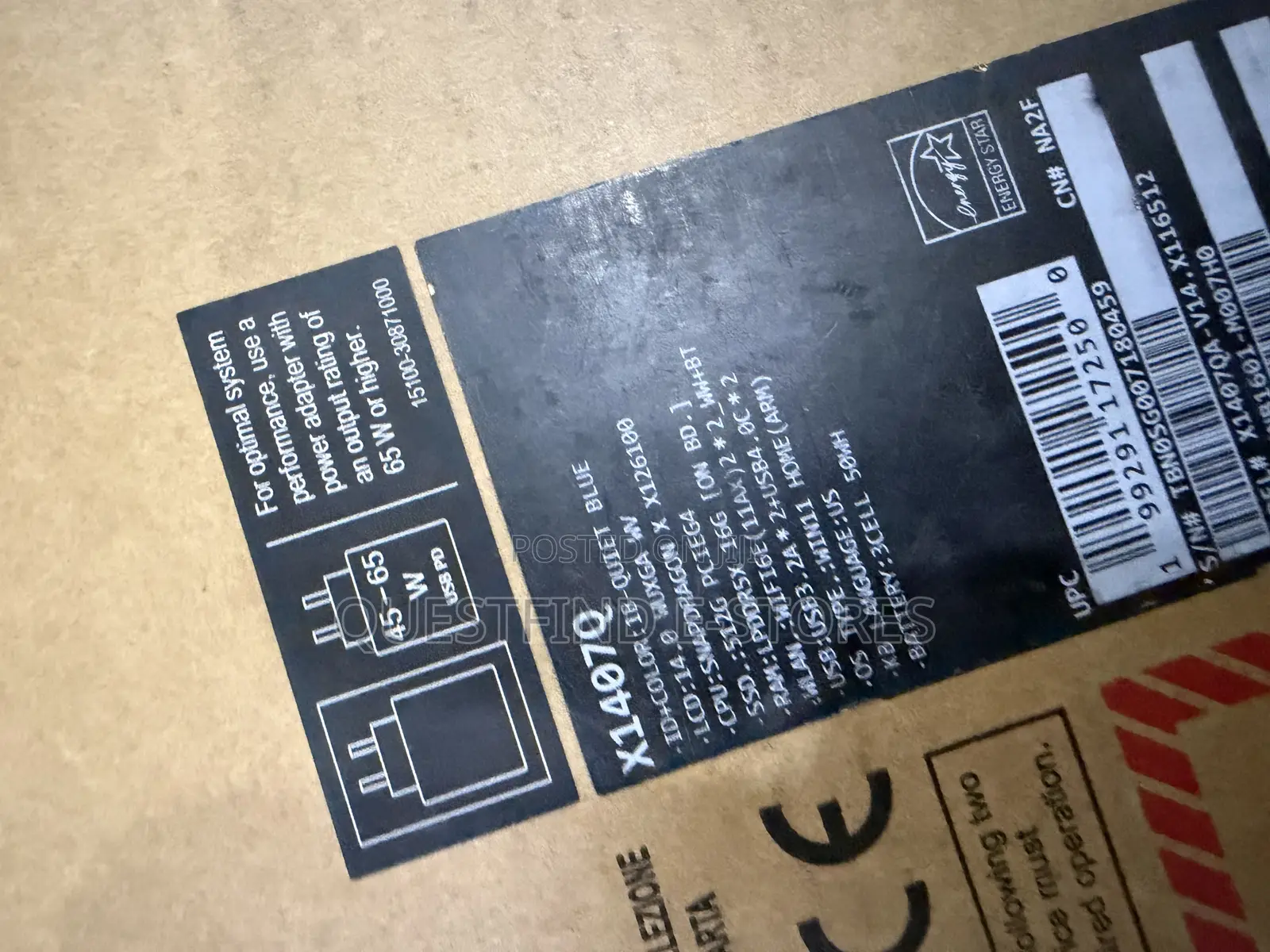 New Laptop Asus 16GB SSD 512GB
