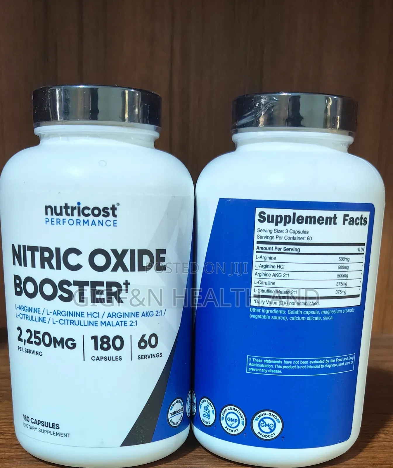 Performance, Nitric Oxide Booster, 120caps- 2028expiry