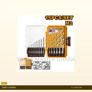 15 PCS M2 HSS Drill Bits - Akdl51508